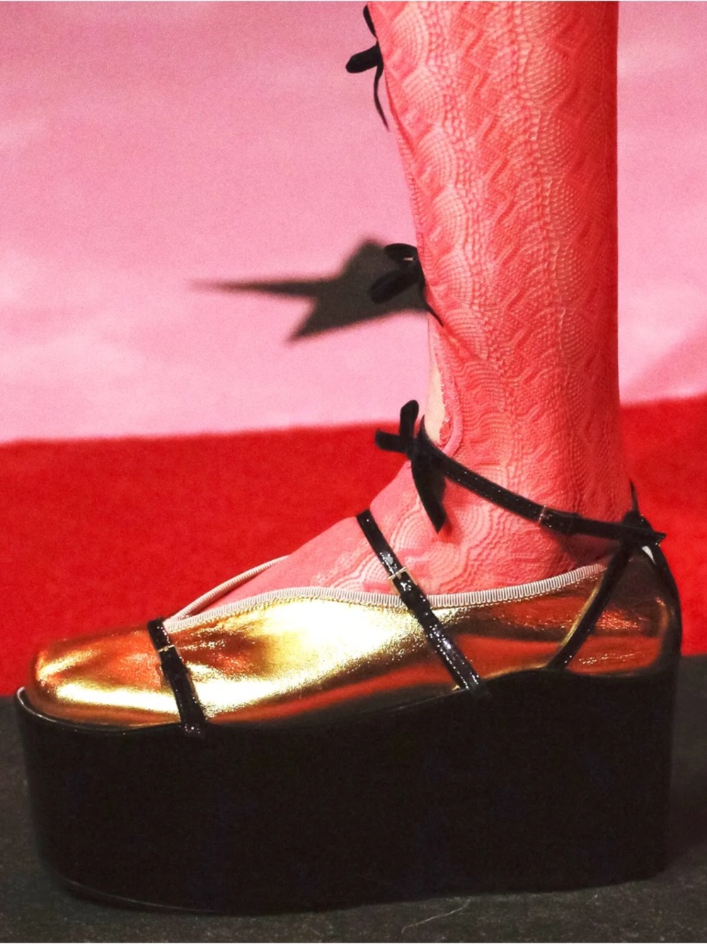 Gucci Hannelore Platform Ballet Shoes